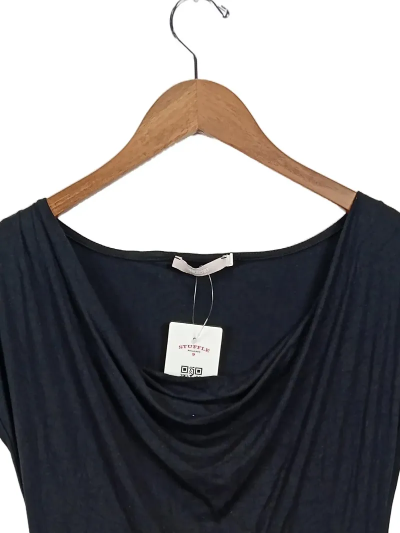 3 SUISSES Damen festliches Kleid Gr. 42/XL Schwarz Elegant Viskose 2