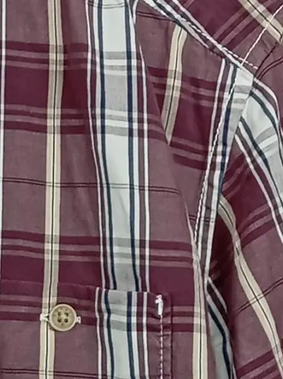 Esprit Herren Langarm Hemd Kariert Gr. 46/S Casual Mehrfarbig Baumwolle