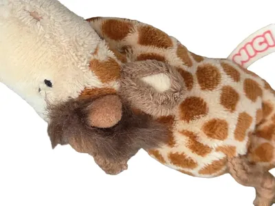 NICI Giraffe Plüschtier Kuscheltier Mehrfarbig 13cm Stofftier Kinder