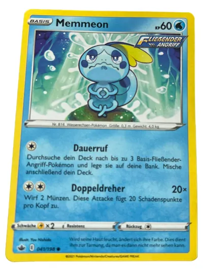 Pokémon Sammelkarte Memmeon Basis KP60 Deutsch TCG