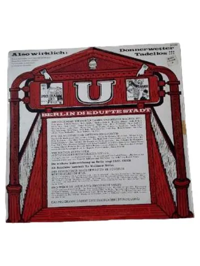 Berlin die dufte Stadt No. 3 Vinyl LP Electrola Extra Produktion Kurfürstendamm