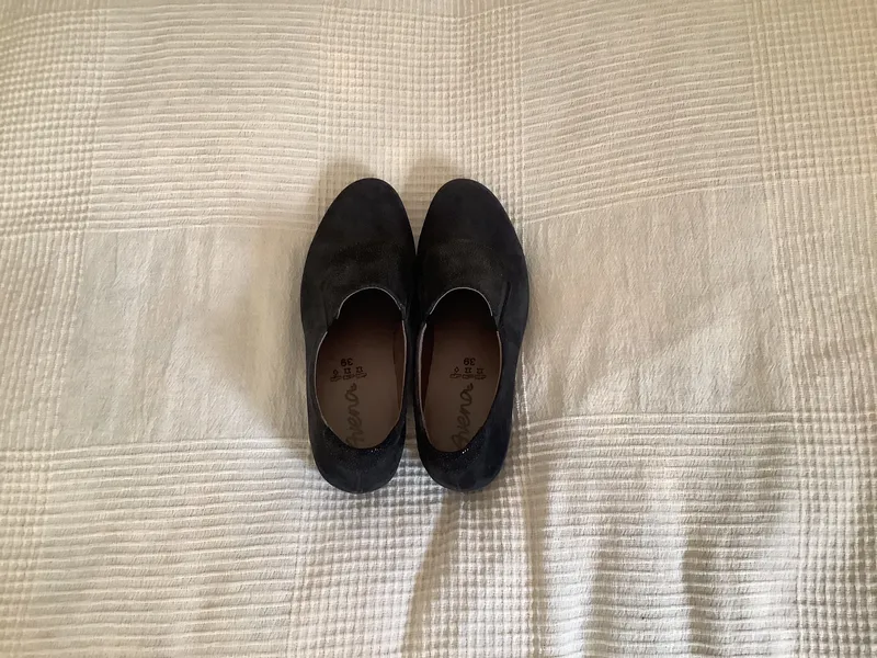 Avena Damen Ballerinas Gr. 39 Schwarz Komfortable Schuhe 3