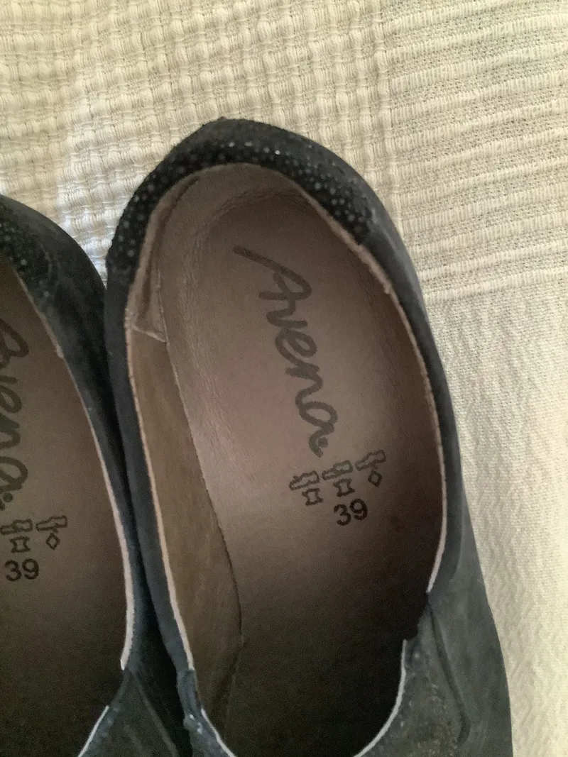 Avena Damen Ballerinas Gr. 39 Schwarz Komfortable Schuhe 4