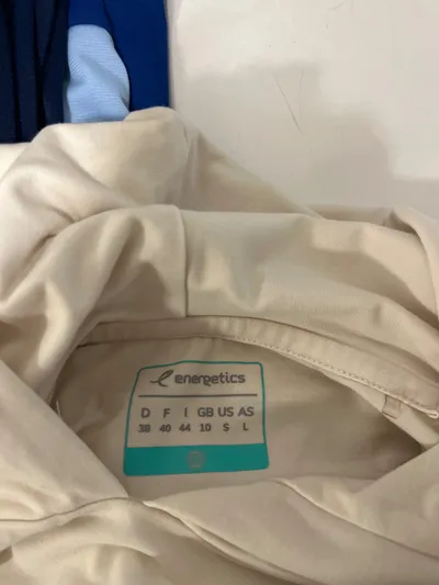 Energetics Damen Kapuzenpullover Hoodie Gr. 38/M Beige Sportlich