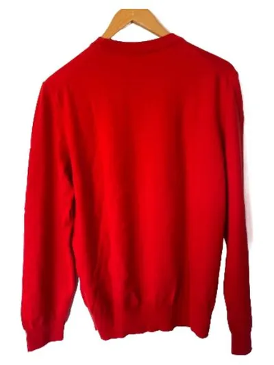 Better Boss Pullover Herren Gr. 48/M Rot Casual Baumwolle