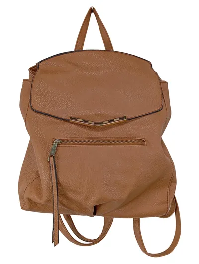 Okeys Damen Rucksack Braun Casual Handtasche 30x36 cm Polyester