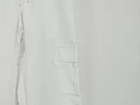 BONPRIX COLLECTION Damen Cargohose Gr. 40 Weiß Praktisch Gummibund Tunnelzug 3