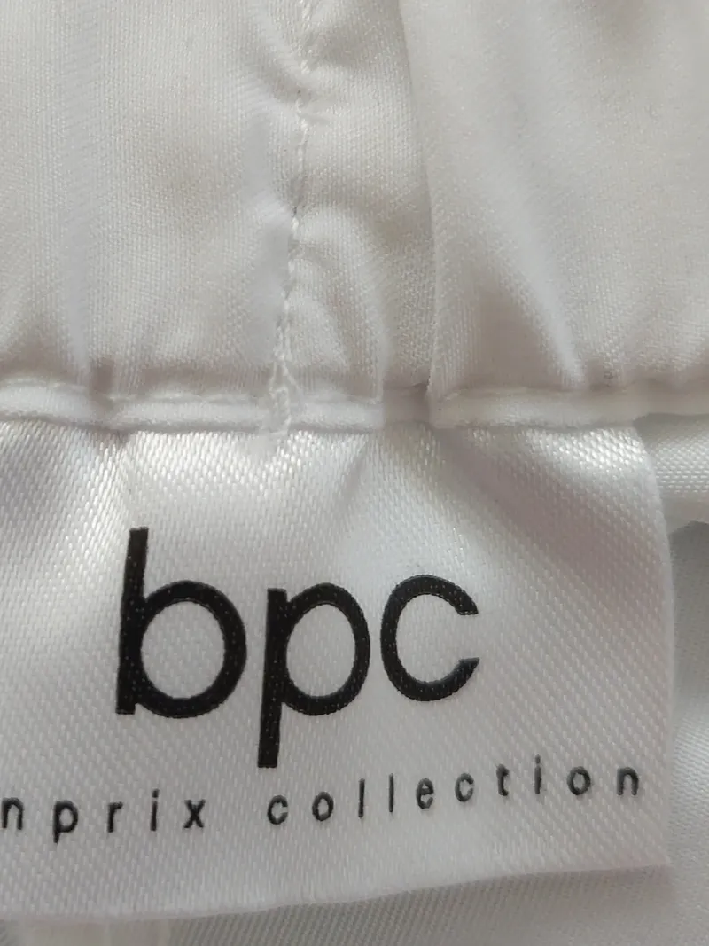 BONPRIX COLLECTION Damen Cargohose Gr. 40 Weiß Praktisch Gummibund Tunnelzug 6
