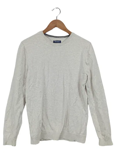 McNeal Pullover Herren Grau M Casual Baumwolle