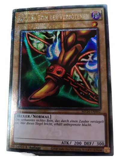 Yu-Gi-Oh! Rechtes Bein der Verbotenen MP24-DE002 1. Auflage Deutsch