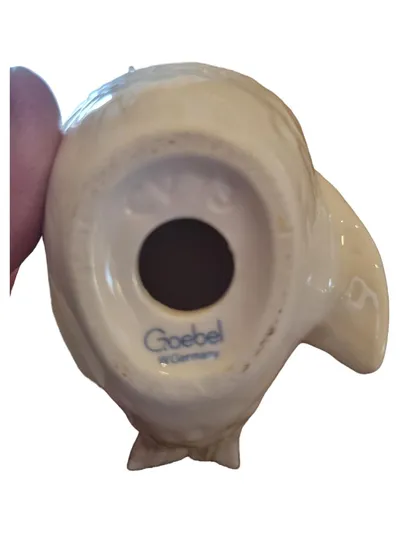 Goebel Porzellanfigur Vogel Klassisch Weiß 7cm Dekoration Alltag
