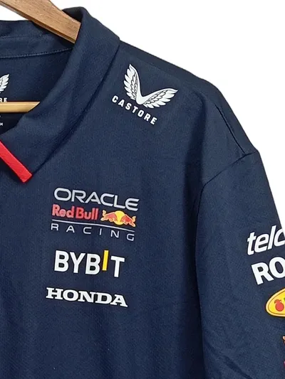 Castore Red Bull Racing Formel 1 Poloshirt Herren 3XL Blau Sportlich