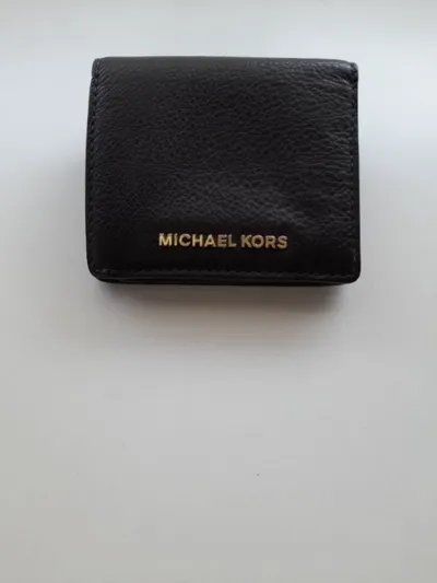 Michael Kors Geldbörse Damen Braun Leder Klassisch Portemonnaie