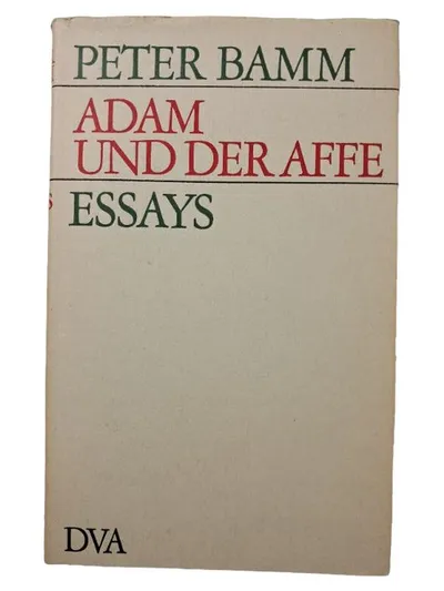 Adam und der Affe Essays Peter Bamm Taschenbuch Deutsch