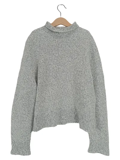 DRYKORN Damen Pullover Strickpullover Rollkragen Grau Meliert Gr. L