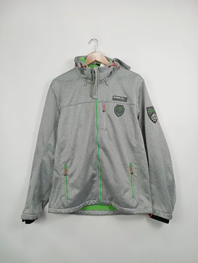 CMP Softshelljacke Herren Gr. 52/XL Grau Outdoor Funktionsjacke