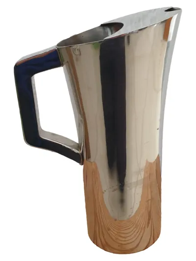 BOLTZE Krug Edelstahl Silber 1500ml Modern Saftkanne Wasserkaraffe