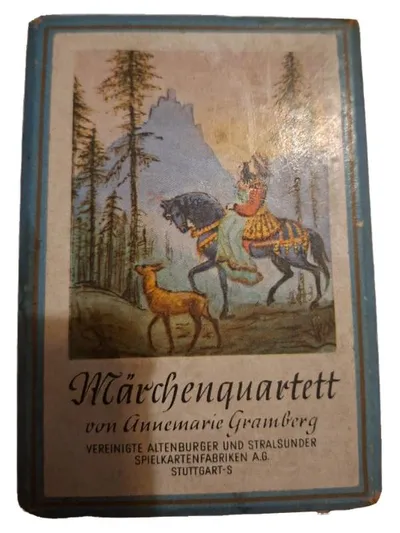 Märchenquartett Annemarie Gramberg Altenburger Stralsunder Quartett Kartenspiel