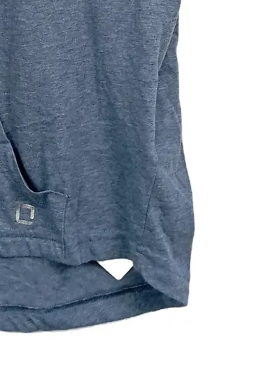 STOOKER Damen Kapuzenpullover Gr. 40/42 M Blau Kurzarm Hoodie Casual