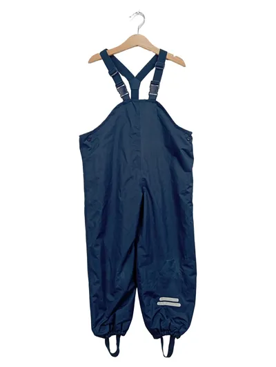 TCM Kinder Latzhose Regenhose Blau Outdoor Gr. 116 Wasserdicht