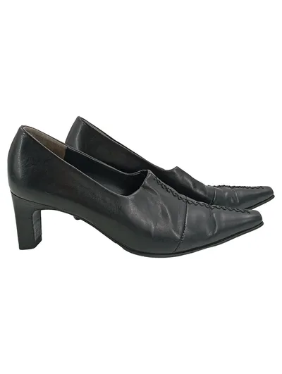 Paul Green Pumps Damen Leder Schwarz Gr. 35 Eleganter Business Schuh