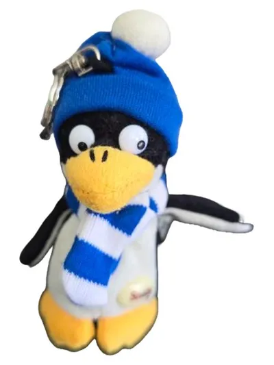 Sunkid Pinguin Kuscheltier Stofftier Schlüsselanhänger Mehrfarbig 10cm Charmant