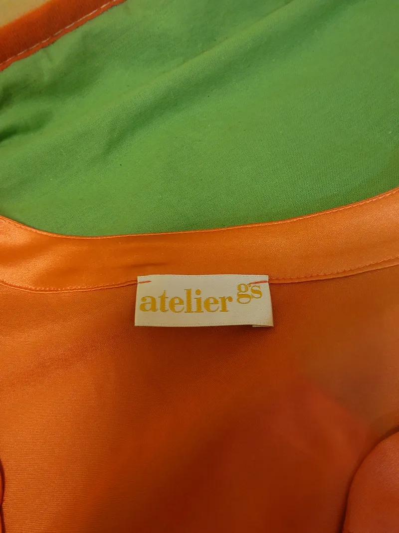 Atelier GS Damen Bluse Langarm Pink Gr. 46 5