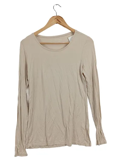 Betty & Co Langarmshirt Damen Gr. S Beige Basic Longsleeve Shirt