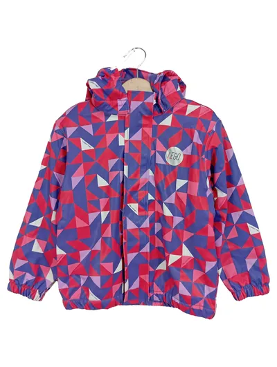 LEGO Kinder Regenjacke Gr. 104 Mehrfarbig Grafisch Outdoor Kapuze