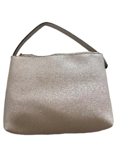 Guess Henkeltasche Damen Beige Klein Elegant Polyurethan Handtasche
