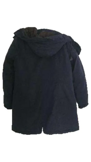 ONLY Blue Behaviour Damen Parka Winterjacke Gr. L/40 Blau Kapuze