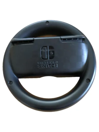 Nintendo Joy-Con Lenkrad Schwarz Gaming Wheel Halterung für Switch