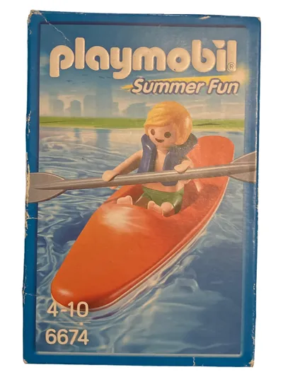 Playmobil Spielfiguren-Set Summer Fun 6674 Kajak Kanu Figur Mehrfarbig Kinder