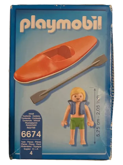 Playmobil Spielfiguren-Set Summer Fun 6674 Kajak Kanu Figur Mehrfarbig Kinder