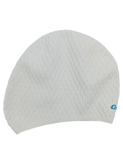 Cressi Lady Cap Badekappe Damen Schwimmkappe Weiß Silikon