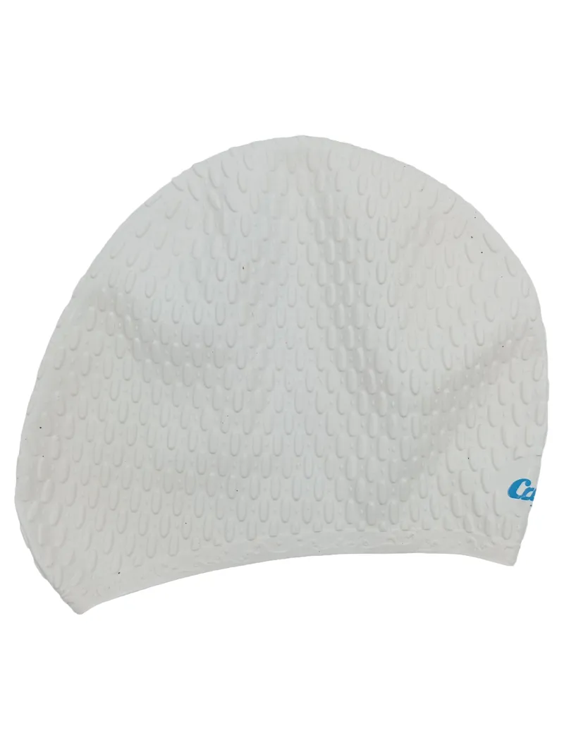 Cressi Lady Cap Badekappe Damen Schwimmkappe Weiß Silikon 1