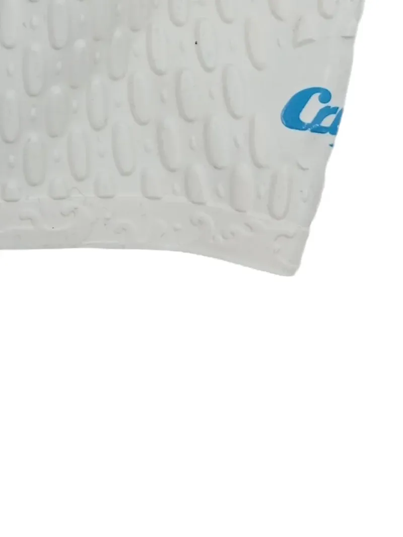 Cressi Lady Cap Badekappe Damen Schwimmkappe Weiß Silikon 3