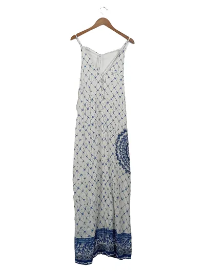 Desigual Damen Maxikleid XL Bohemian Mehrfarbig Viskose Freizeitkleid