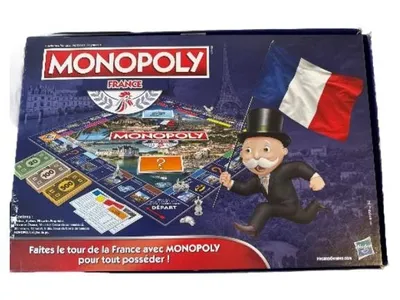 Monopoly France Edition Speciale Brettspiel Hasbro 6 Pions Sonderedition