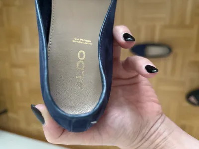 ALDO Damen Ballerinas Gr. 37 Blau Casual