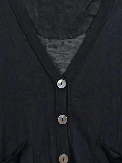 Duffy Damen Strickjacke Schwarz Gr. 36/S Casual Cardigan