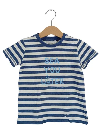 bellybutton Kinder T-Shirt Junge Gr. 86 gestreift maritim