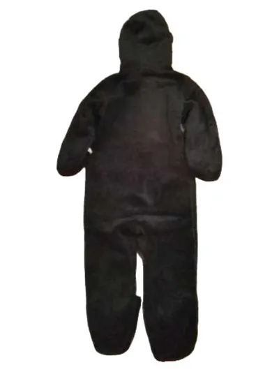 Columbia Baby Fleece Overall Bär Gr. 80 12-18M Schwarz Kapuze Ohren