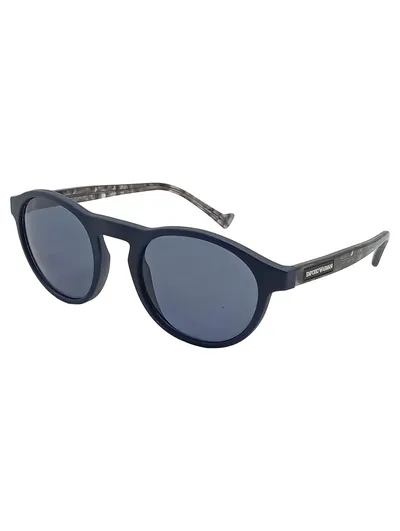 Emporio Armani EA4138 Sonnenbrille Herren Blau Polarisiert Klassisch