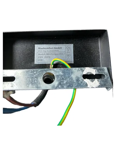 Maxkomfort Wandleuchte Aussenleuchte Modern Schwarz IP20 GU10