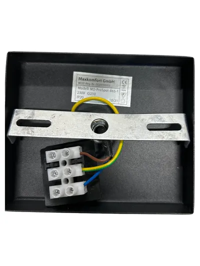 Maxkomfort Deckenleuchte Modern Schwarz Metall MD-ProSpot-865-1