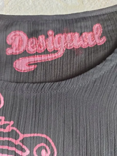 Desigual Damen Bluse Blumenmuster Gr. 40/L Mehrfarbig Polyester Farbenfroh