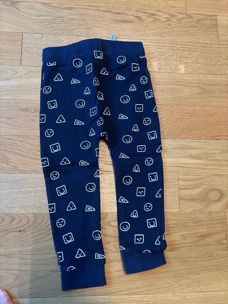 Feetje Kinder Jogginghose Gr. 86 Blau Casual mit Smileys & Muster 2