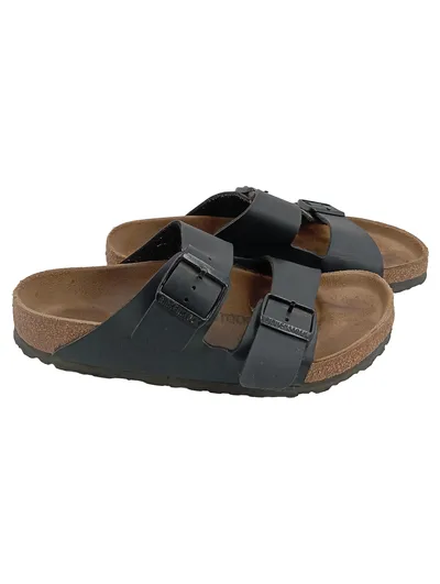Birkenstock Arizona Pantoletten Herren Gr. 39 Schwarz Casual Sandalen