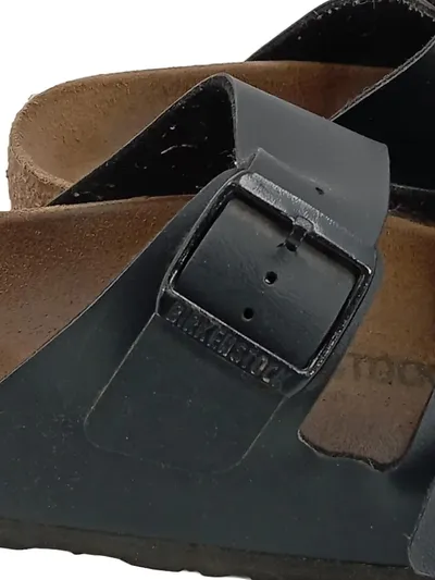 Birkenstock Arizona Pantoletten Herren Gr. 39 Schwarz Casual Sandalen